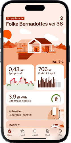 Bilde av Fjordkraft-appen