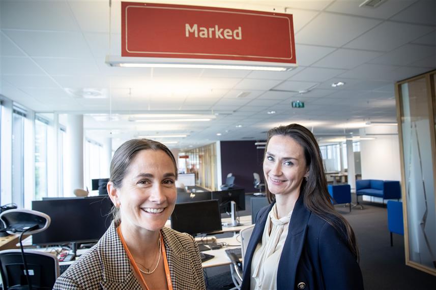 Ingrid Ryland er på plass som senior markedsrådgiver hos Fjordkraft. Markedsdirektør Sara Vabø kaller ansettelsen en stjernesignering.